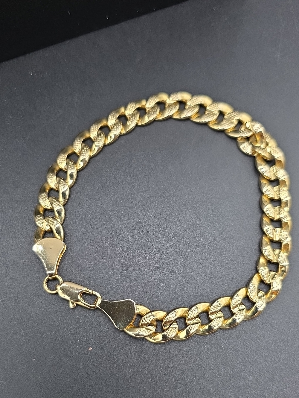 18K plated Gold Cuban Link Bracelet for Men